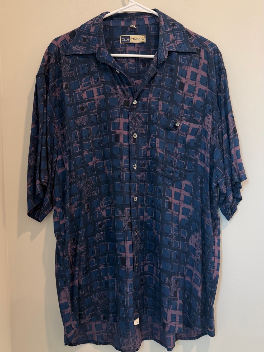 Vintage Men's Super Soft Button-Up Shirt-Medium/Large